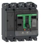 C16F6TM125 - Circuit breaker, ComPacT NSX160F, 36kA/415VAC, 4 poles 3D (neutral not protected), TMD trip unit 125A