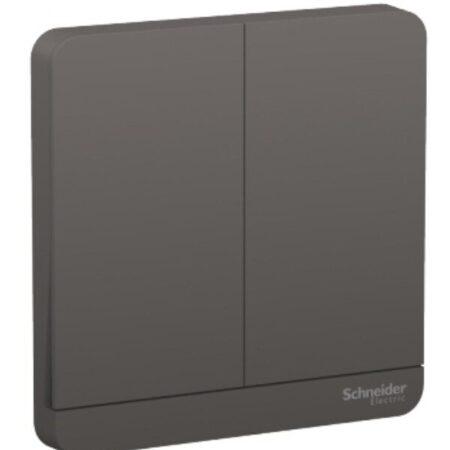 E8332L2LED_DG - AvatarOn, 2 switches, 16AX, 250V, 2 way, LED, Dark Grey