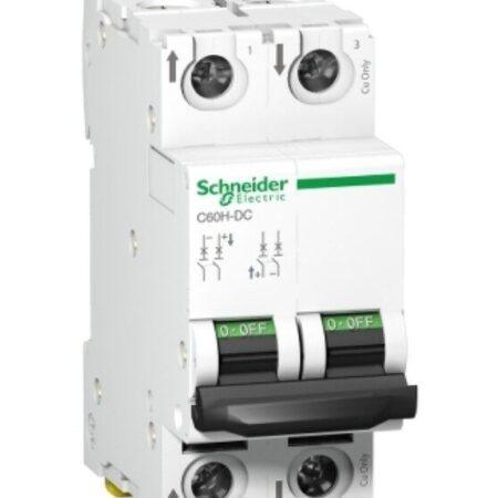 A9N61522 - miniature circuit breaker - C60H - 2 poles - 2 A - C curve