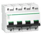 A9N18374 - Miniature circuit breaker (MCB), Acti9 C120N, 4P, 100A, C curve, 10000A (IEC/EN 60898-1), 10kA (IEC/EN 60947-2)