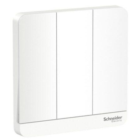 E8333L2LED_WE - AvatarOn, 3 switches, 16AX, 250V, 2 way, LED, White