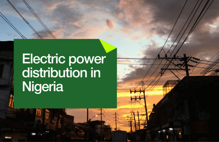 Electric power distribution in Nigeria